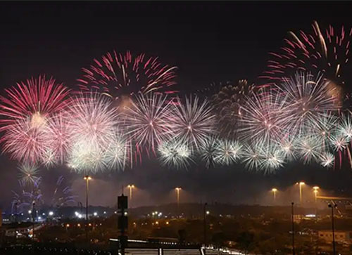 静乐县焰火晚会